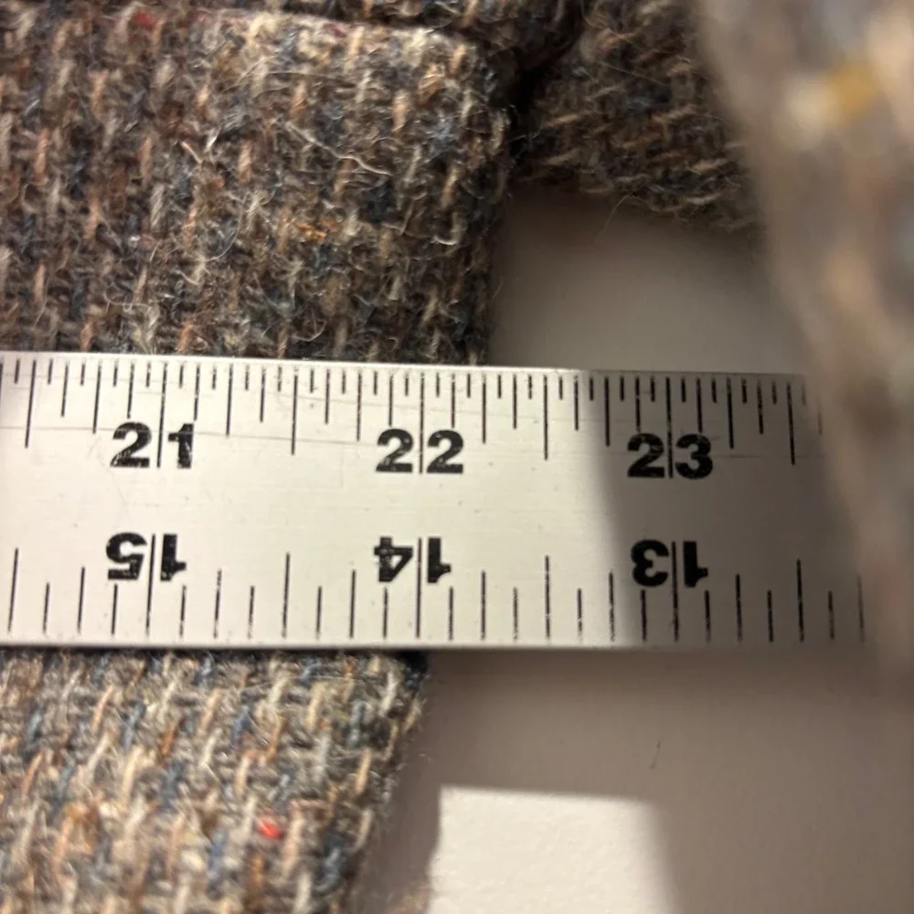 Levis Menswear Grey Tweed Wool Blazer Vintage Made in USA Sport Coat 46R 561M